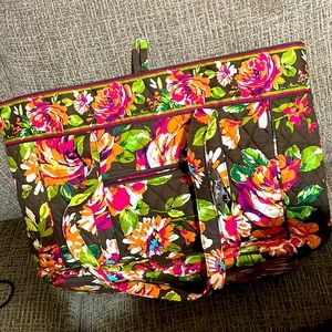 Brand new Vera Bradley tote bag with laptop sleeve